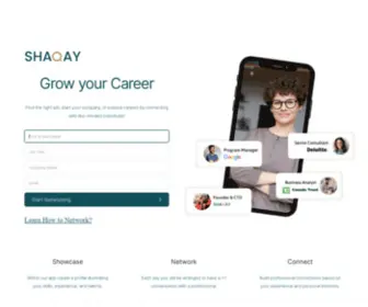 Shaqay.com(Making Introductions Easy) Screenshot