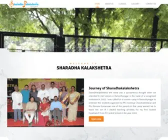 Sharadhakalakshetra.org(Sharadha Kalakshetra School of Music) Screenshot