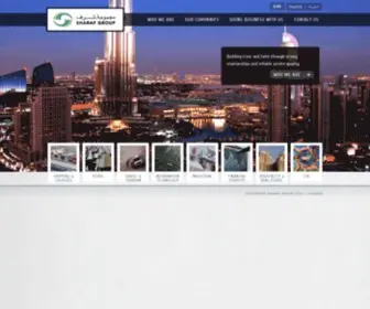 Sharafgroup.com(Sharaf Group) Screenshot