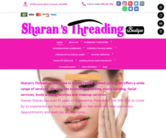 Sharansthreadingboutique.com(Eyebrow Threading) Screenshot