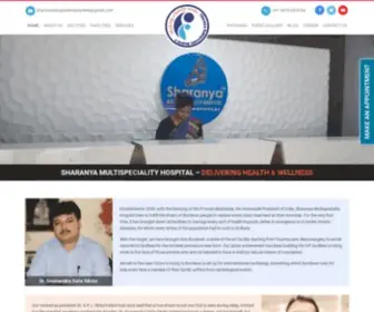 Sharanyahospital.com(Sharanya Multispeciality Hospital) Screenshot