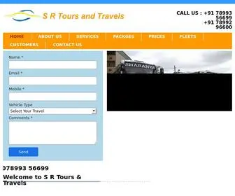 Sharanyatravels.com(Bangalore Travels) Screenshot