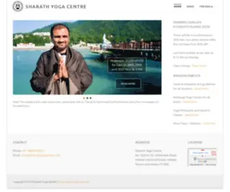 Sharathyogacentre.com(Sharath Yoga Centre) Screenshot
