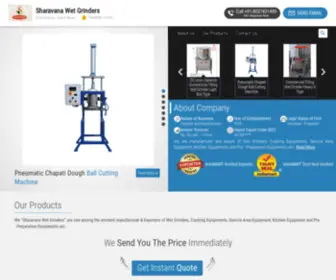 Sharavanawetgrinders.in(Sharavana Wetgrinders) Screenshot