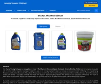 Shardatrading.net.in(Splash Chemical Supplier in Maharastra) Screenshot