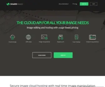 Shardimage.com(The cloud API for all your image needs) Screenshot