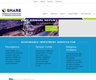 Share.ca(SHARE is a leading not) Screenshot