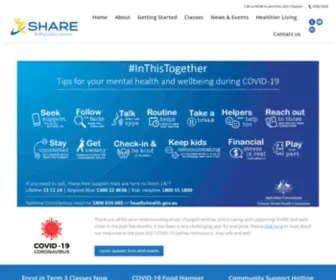 Share.org.au(Building Healthier Communities) Screenshot