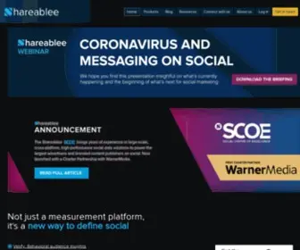 Shareablee.com(Shareablee) Screenshot