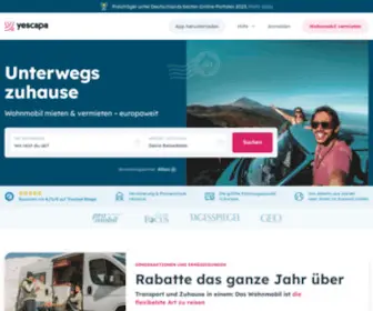 Shareacamper.de(Wohnmobil mieten und vermieten) Screenshot