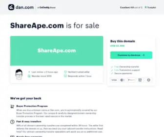Shareape.com(Upload Files) Screenshot