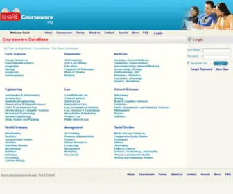 Sharecourseware.org(Free Lecture Notes) Screenshot