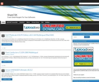 Sharecsk.com(Crack Serial Keygen For Your Softwares) Screenshot