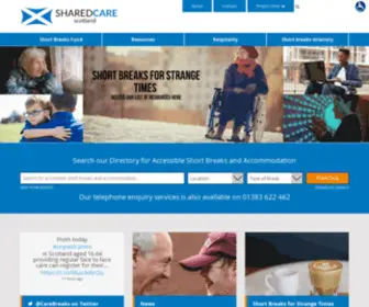 Sharedcarescotland.org.uk(Shared Care Scotland) Screenshot