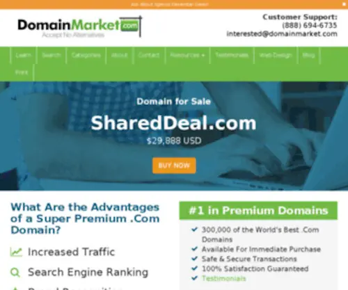 Shareddeal.com(Call) Screenshot