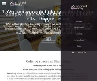 Sharedeasy.club(Find coliving home with SharedEasy) Screenshot