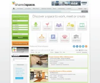 Sharedspace.co.nz(Shared office) Screenshot