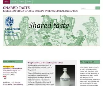 Sharedtaste.nl(Shared Taste) Screenshot