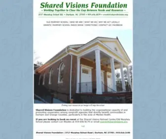 Sharedvisions.org(Shared Visions Foundation) Screenshot