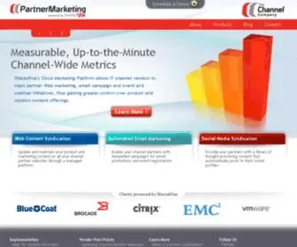 Sharedvue.net(Partner Marketing) Screenshot