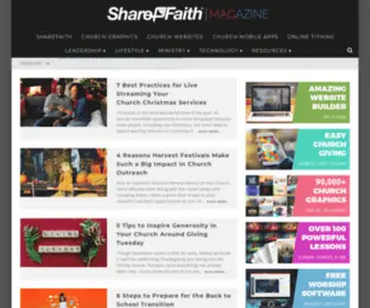 Sharefaithblog.com(Church Community) Screenshot