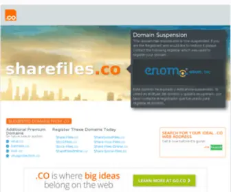 Sharefiles.co(File hosting) Screenshot