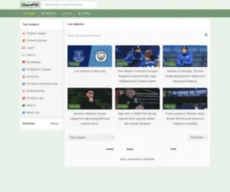 Sharefiti.com(Football) Screenshot