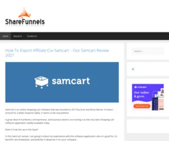 Sharefunnels.org(Your Online Funnel Source) Screenshot
