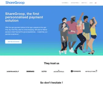 Sharegroop.com(Accueil) Screenshot