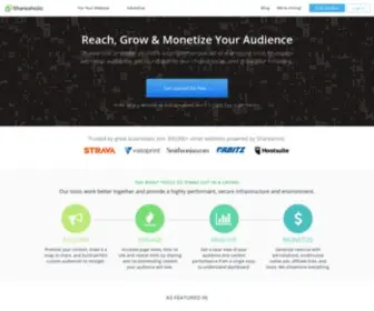 Shareholic.com(Shareaholic) Screenshot