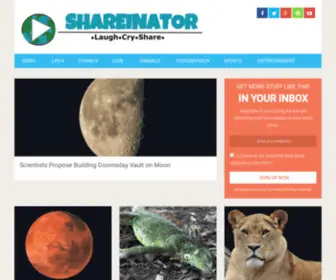 Shareinator.com(Fascinating stores) Screenshot