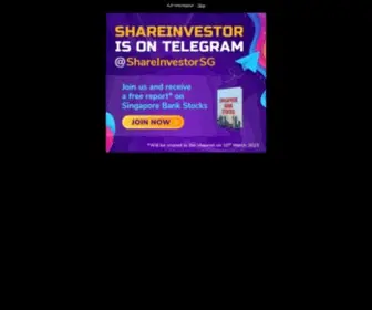 Shareinvestor.com(Singapore No.1 Financial Portal for Stocks & Shares) Screenshot