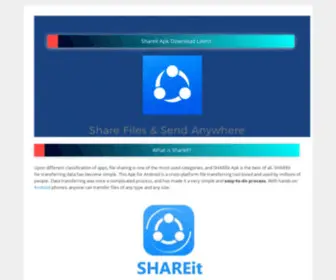 Shareit.website(Shareit website) Screenshot