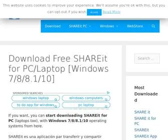 Shareitforpc.online(Download SHAREit for PC) Screenshot