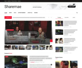 Sharemae.com(Top Headlines) Screenshot