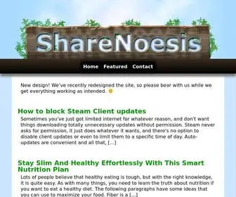 Sharenoesis.com(Noun 1. noesis) Screenshot