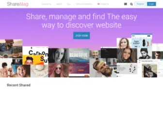 Sharentag.com(Share your favorite website with your friends) Screenshot