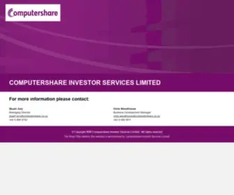 Shareoffer.co.nz(Computershare Investor Services Limited) Screenshot