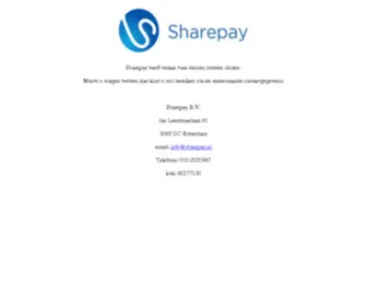 Sharepay.nl(Sharepay) Screenshot