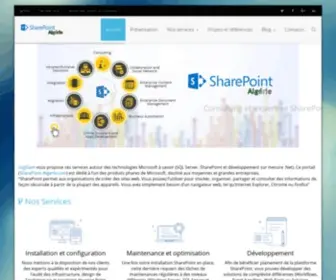 Sharepoint-Algerie.com(sharepoint algerie) Screenshot