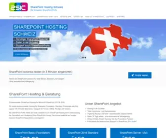 Sharepoint-Foundation-Hosting.ch(SharePoint Hosting Schweiz) Screenshot