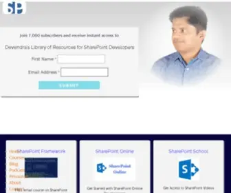 Sharepoint-Journey.com(Become Awesome in SharePoint) Screenshot