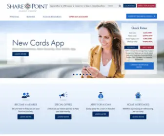 Sharepointcu.com(SharePoint Credit Union) Screenshot