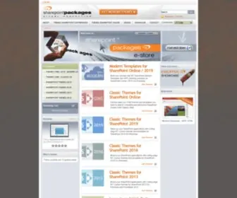 Sharepointpackages.com(SharePoint Modern Templates) Screenshot