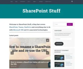 Sharepointstuff.com(メディアネットジャパンのシンプルCMS) Screenshot