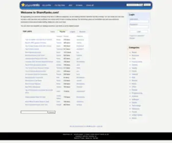 Shareranks.com(Top Lists in Many Categories) Screenshot