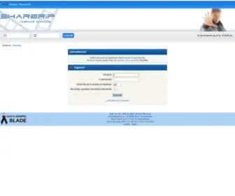 Sharerip.com(Ingresar) Screenshot