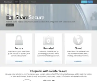 Sharesecurely.com(ShareSecure) Screenshot