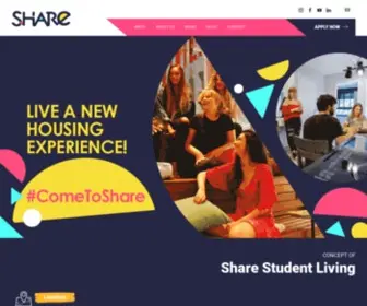 Sharesl.com.br(Share Student Living) Screenshot