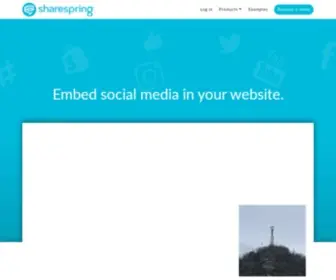 Sharespring.com(Social Media Wall of User Generated Content) Screenshot